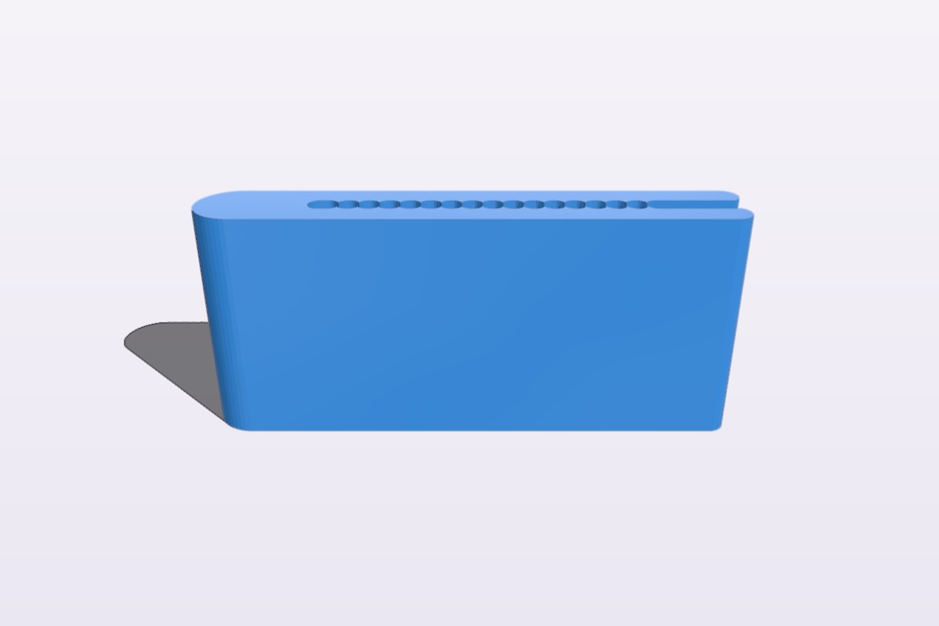  Customizable ribbon cable clip
