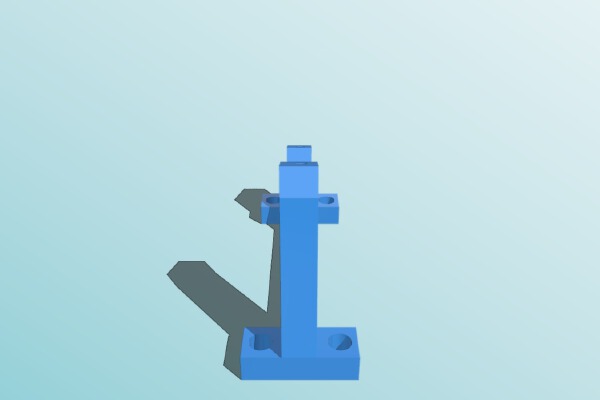 Smart LCD Holder for Wooden Frame Prusa i3 | 3d print model