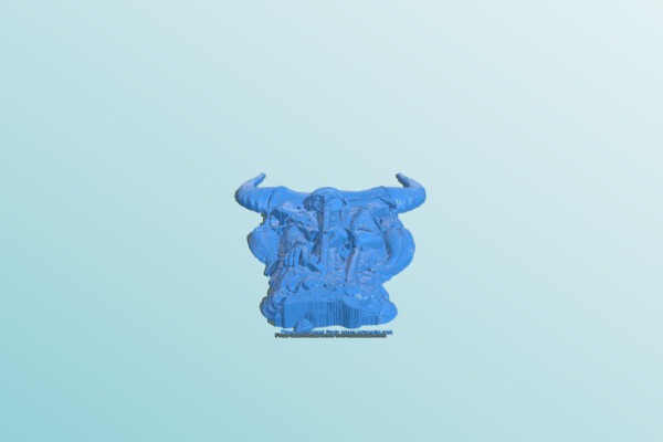 Indian shaman lights a pipe of peace | 3d print model