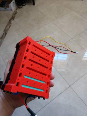 6P stackable 18650 batteries holder | 3d print model