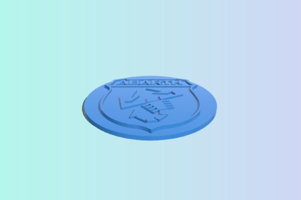 Fiat X1_9 Abbarth center caps Corsa Wheels | 3d print model