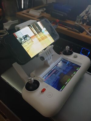 Supporto smartphone + eachine rotg02 per Fimi A3 | 3d print model