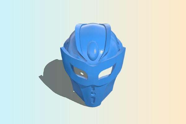 Toa Tuyets Kanohi Ekore, Mask of Intangibility | 3d print model