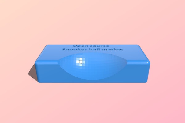 Snooker ball marker | 3d print model