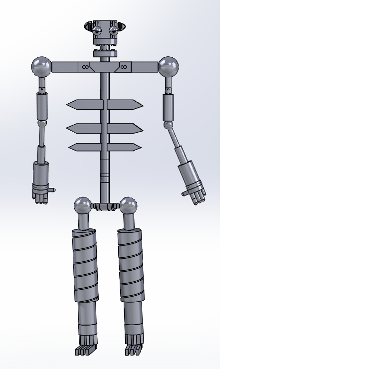 Stupid Looking Roboskeleton