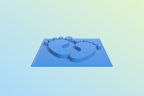 Baby Feet Plaque | 3d print model