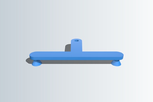 wii wireless sensor bar support | 3d print model