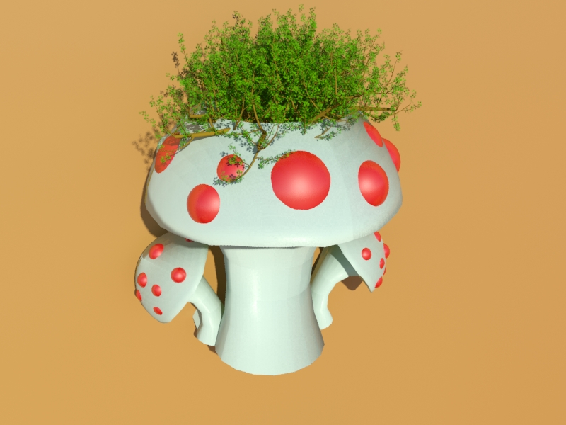 mushroom PLANTER