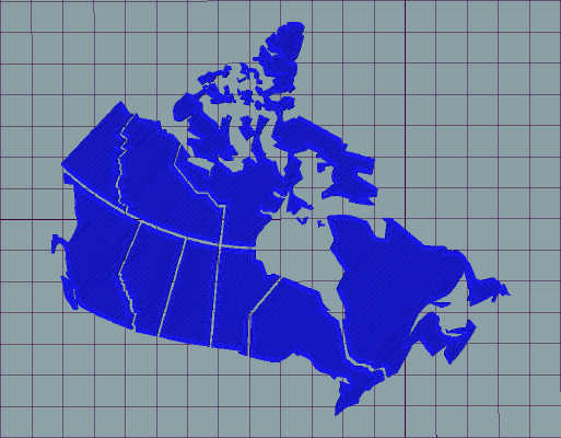 Canada Map Puzzle | 3d print model