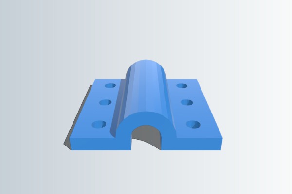Bracket 30mm x 30mm for 6mm axis | 3d print model