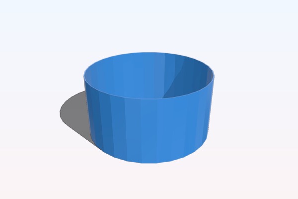 test of Simple Cup or Vase using 1 Res = 6 | 3d print model