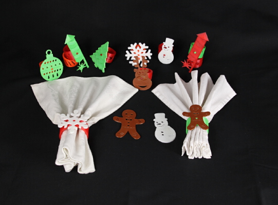 Napkin Rings for Christmas and New Year's Eve | 3d print model