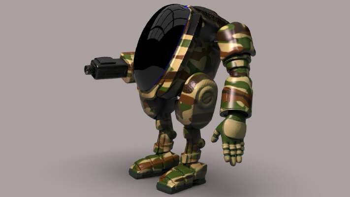 Mech Cat Warrior | 3d print model