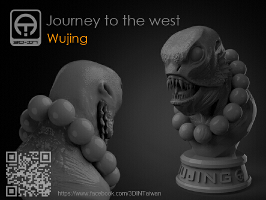 Journey to the West - Sha_Wujing | 3d print model
