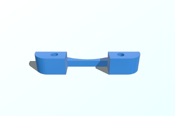 mini height sensor board - Differential IR Z probe mount for E3d Chimera | 3d print model