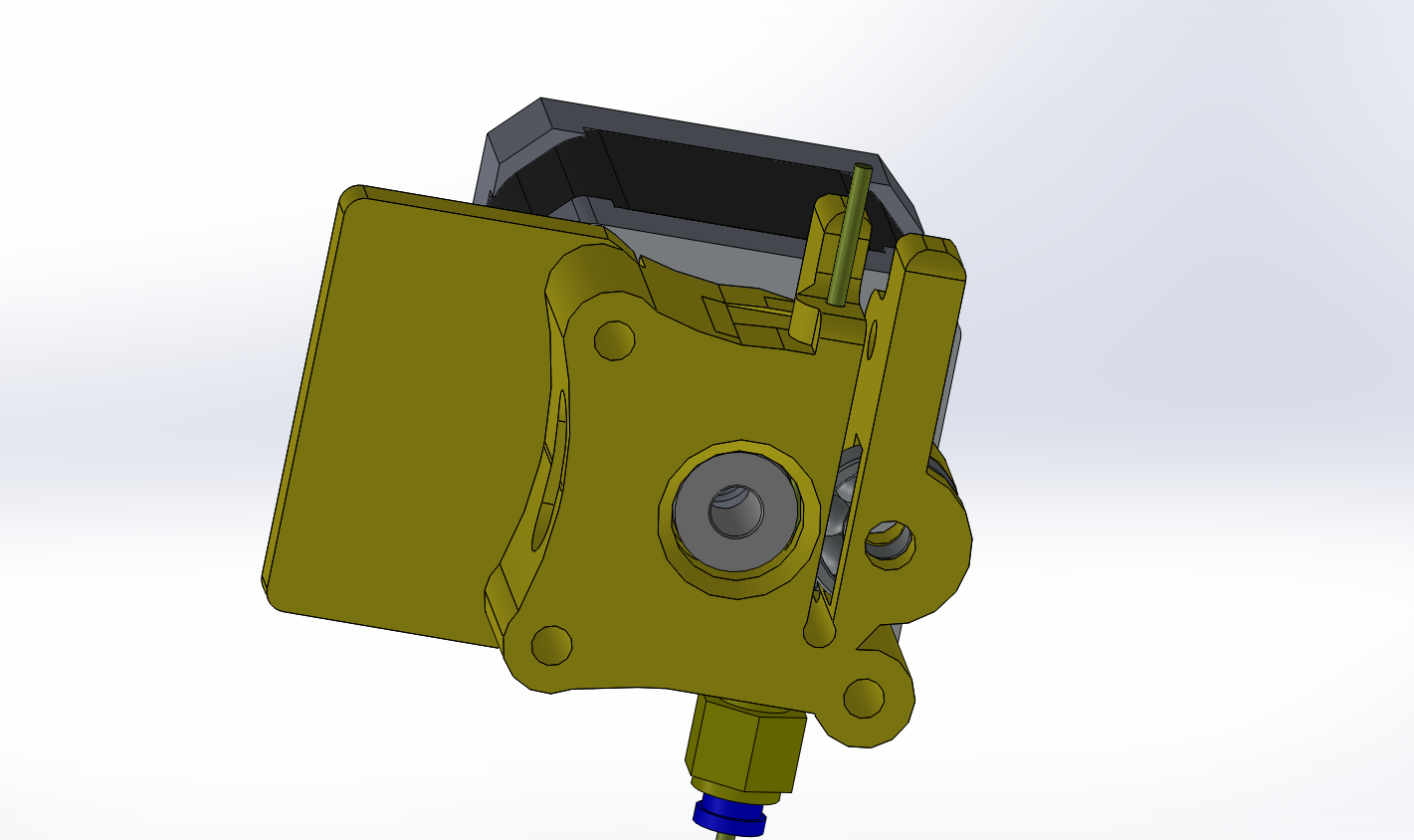 NEMA17 Extruder for 1.75mm softer, flexible Filament