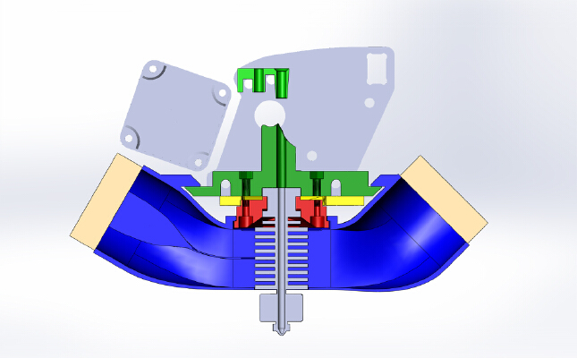 Venetian gondola - E3D V6 chiller for 3DRag K8200 | 3d print model