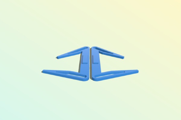 Switch Joycon dual angle customizable support bracket | 3d print model