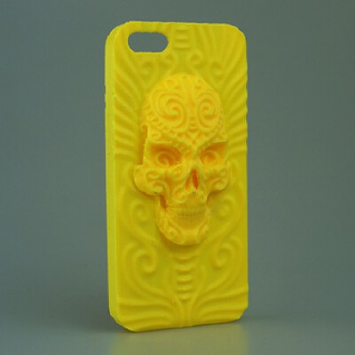 iPhone 5 Santa Muerte Skull Phone Case | 3d print model