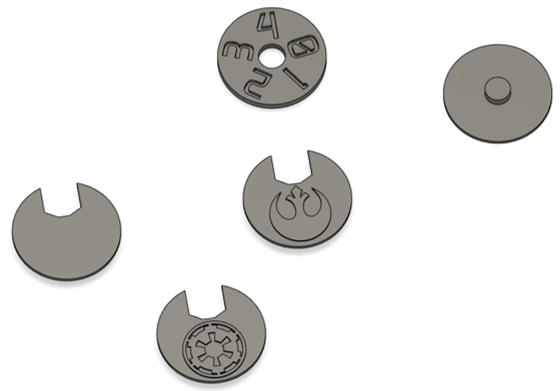 Star Wars Armada Speed Dial | 3d print model