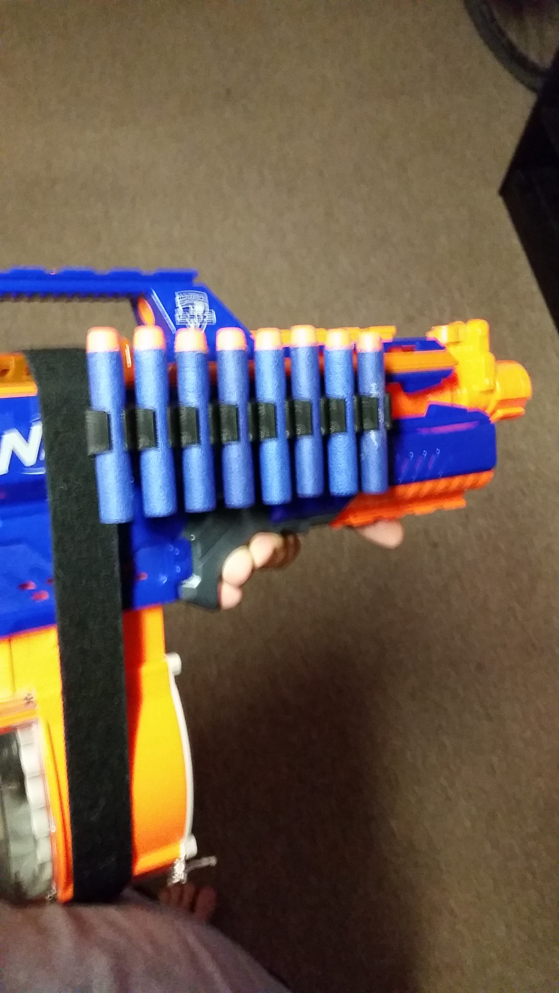 Rail Mount Nerf Dart Holder