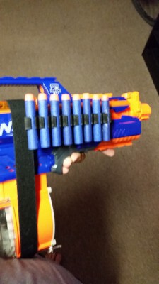 Rail Mount Nerf Dart Holder | 3d print model