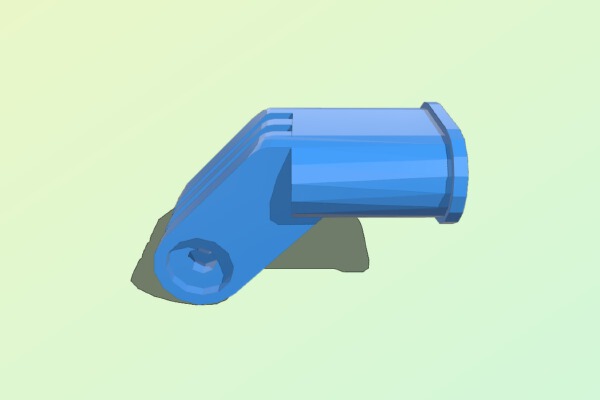 GoPro mouth mount | 3d print model