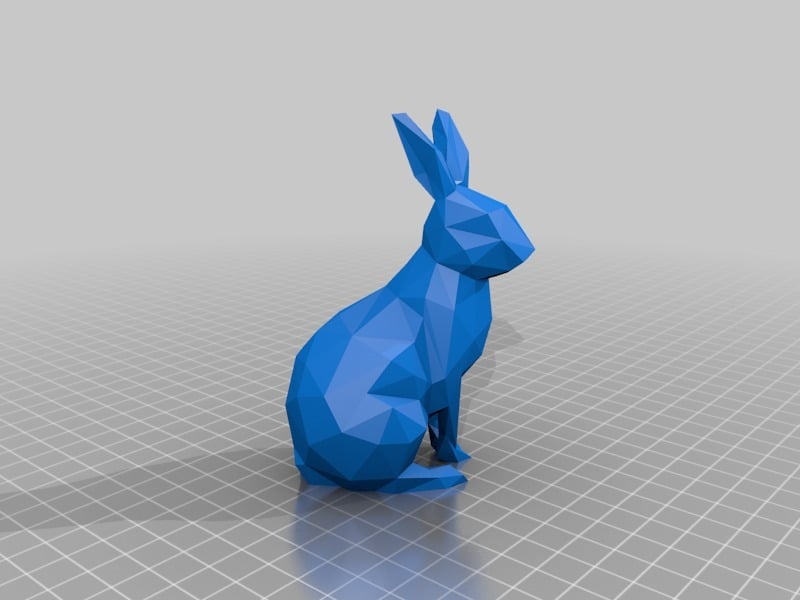 Low Poly Easter Bunny