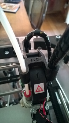 Another Cable clip for extruder K8400 | 3d print model