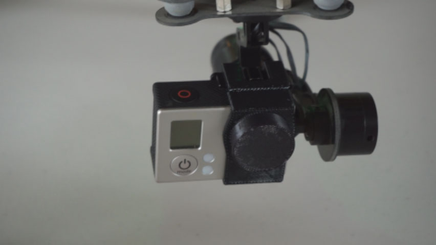 GoPro DYS 3 Axis Gimbal Cover Plate + GoPro Lens Cap