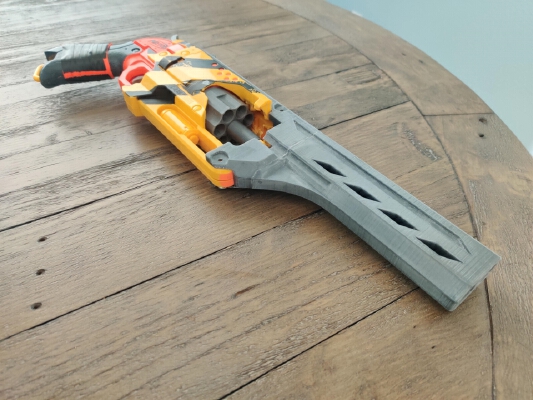Nerf Hammershot Handcannon Upgrade Kit | 3d print model
