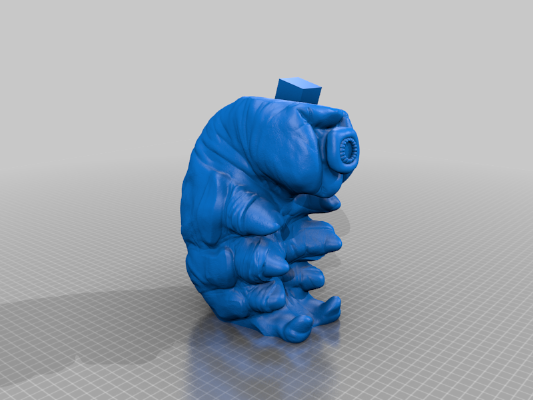 Tardigrade With a Top Hat | 3d print model