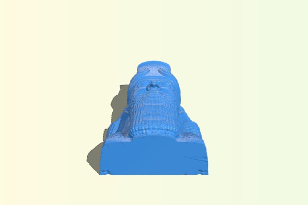 Assyrian head | 3d print model