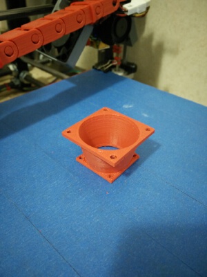 40mm to 30mm Fan adapter | 3d print model