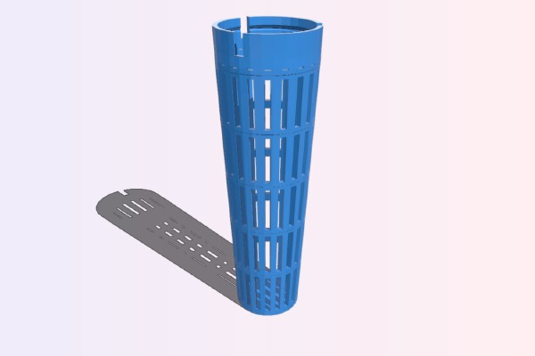 Parametric Skimmer for JBL Aquarium Filter | 3d print model