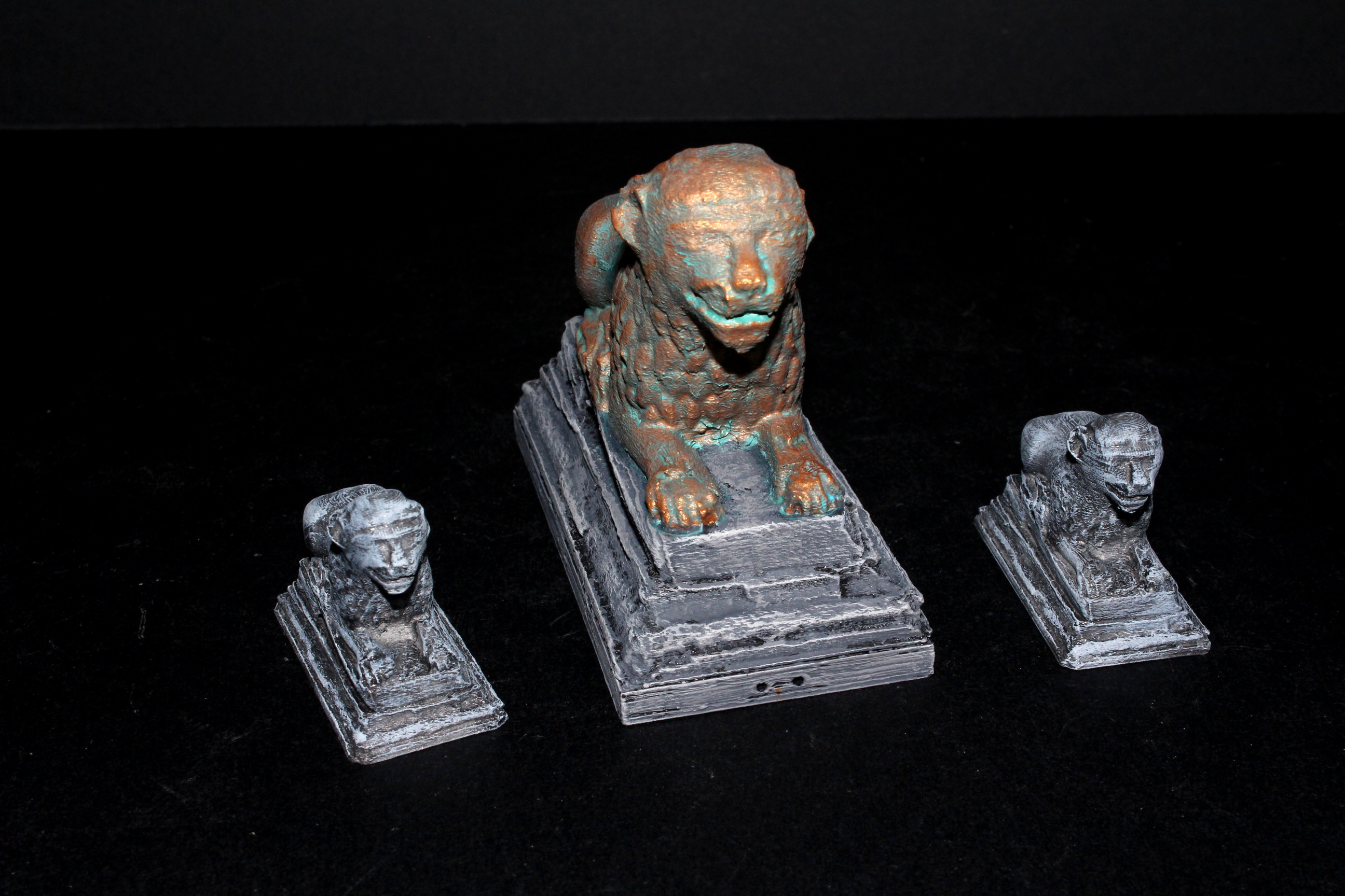 OpenForge 2.0 Lion Statues