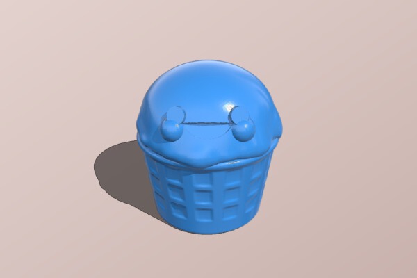 Melty – The happy ice cream | 3d print model