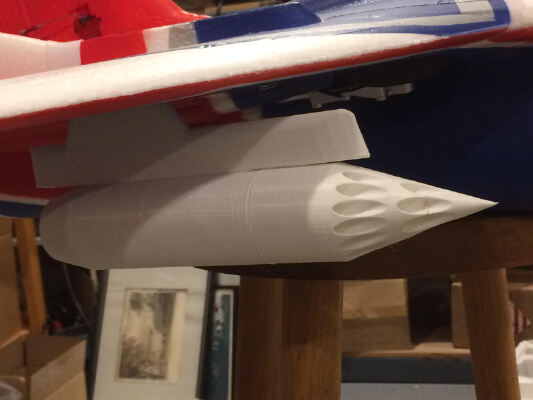 B-8M1 rocket launcher for ArrowsRC MiG 29 | 3d print model
