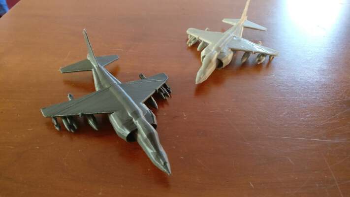 AV-8 Harrier (Really Printable) | 3d print model