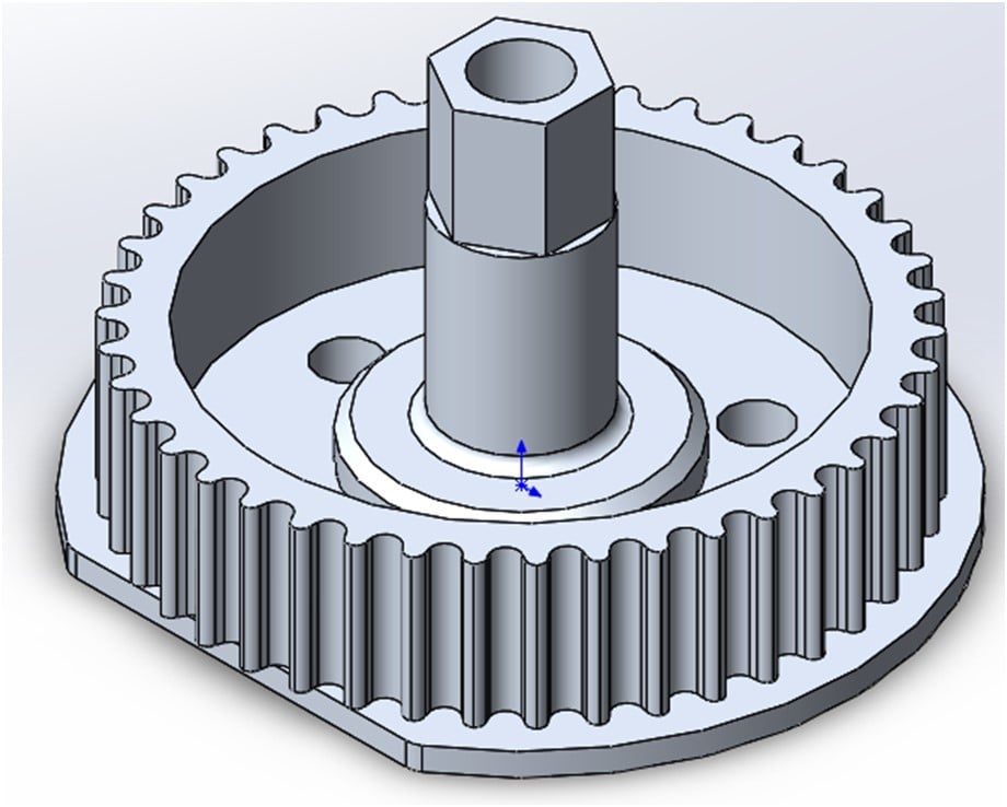 Pulley for Dyson DC58, DC59, DC61, DC62 Motorhead Brushbar