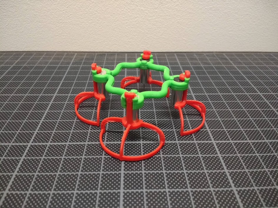Minimus 45 micro quadcopter frame, barebone open source version