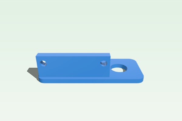 Kossel mini panel for usb and DC power connection | 3d print model