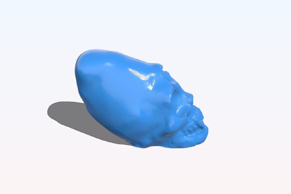 alien skull | 3d print model