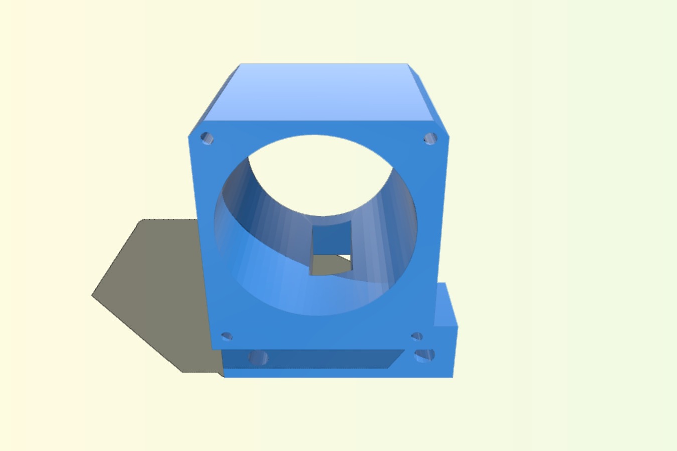 Motor holder for brushless engine C6364