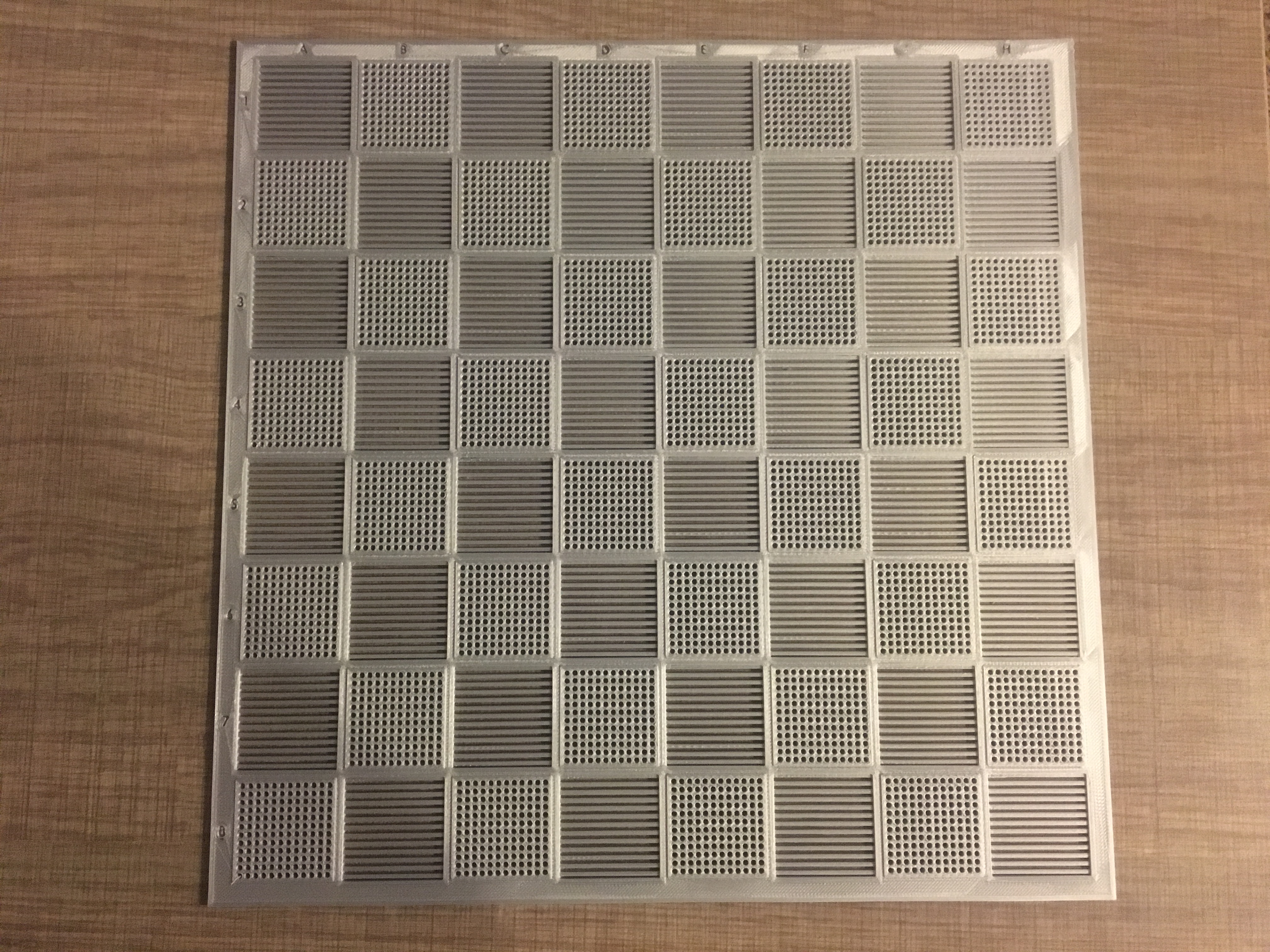 Chess Board Single Color Single Print