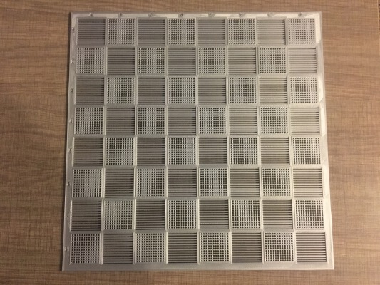 Chess Board Single Color Single Print | 3d print model