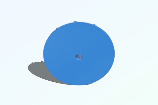 Radial compressor wheel | 3d print model