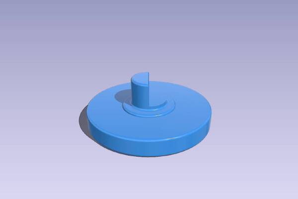 Fidget Spinner 608 Big Bearing Caps | 3d print model