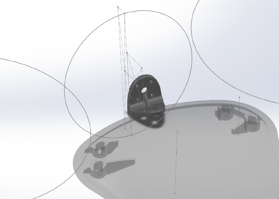 Fast Travel Pusher Motor Mount | 3d print model