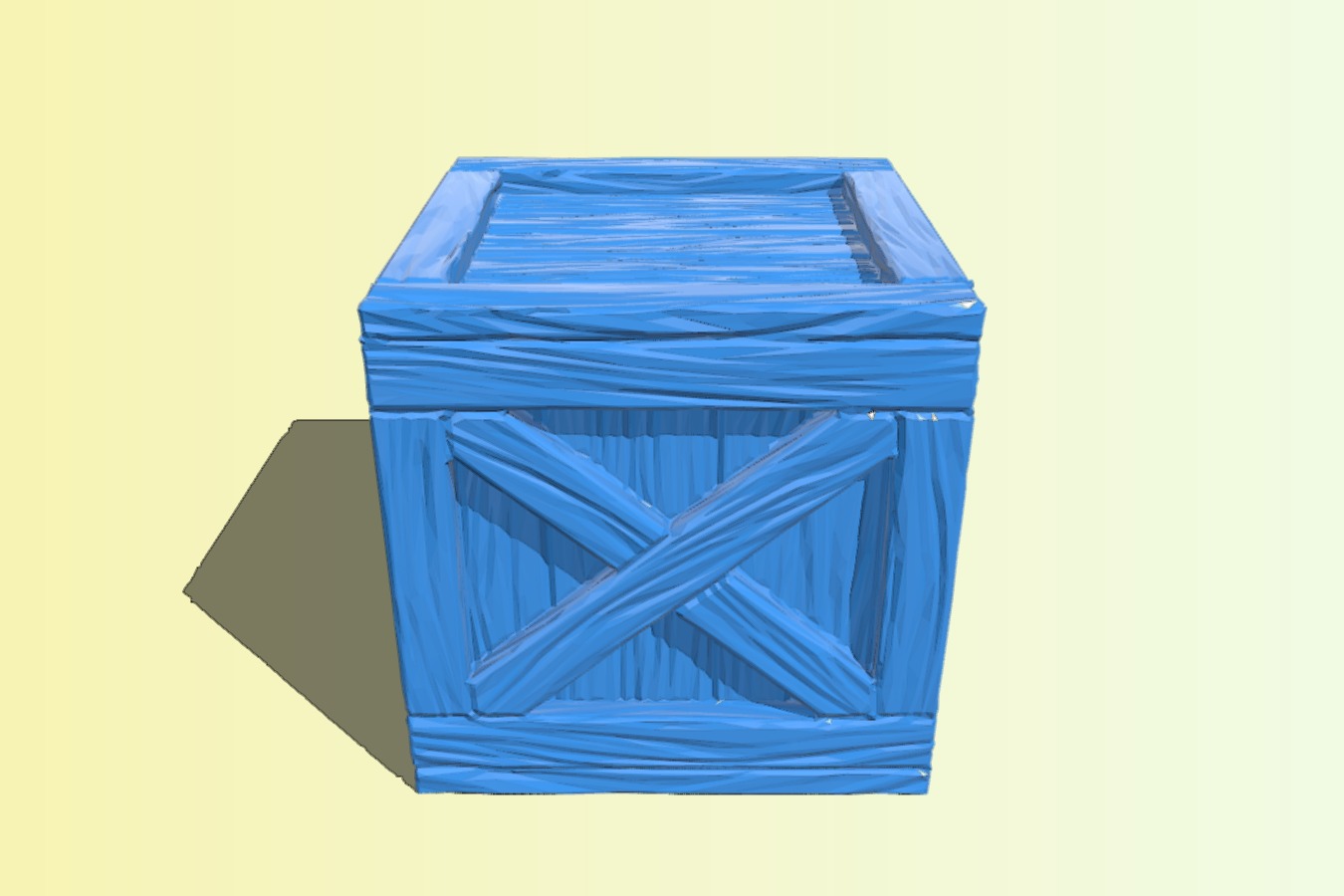 DnD Wooden Crate Prop